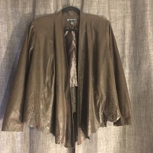 INC Brown HighLow Jacket